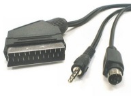 Kábel z notebooku do TV EURO S-VIDEO jack 15m (1363)
