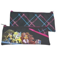 Plochý peračník MONSTER HIGH s dvomi vreckami RIP!