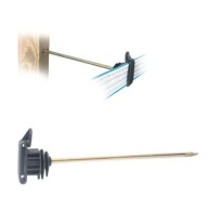 IZOLÁTOR SKROUBOVANÝ DO DREVA 20cm NA PÁSKU 15-40MM PASTUCH POMELAC 10 ks.