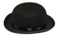 CHARLIE CHAPLIN BOWLINGOVÝ ČIAPOK, ČIERNA, 53-56CM