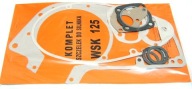 WSK 125 tesnenie motora, valec, piest, hlava