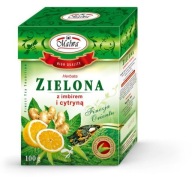 ZELENÝ ČAJ SO ZÁZVOROM A CITRÓNOM 100 gramov MALWA