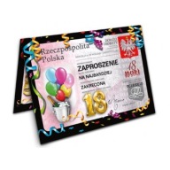 Pozvánky k 18. narodeninám ID 2 kusy