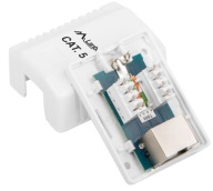 ZÁSUVKA Internet Surface Mount Network Single RJ45 FTP CAT 5E