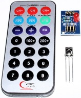 RC DIAĽKOVÝ MODUL S PRIJÍMAČOM HX1838 + FV BATÉRIA