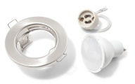 HALOGÉNOVÉ SVETLO SATÉN + LED 9W + GU10 SET