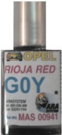 OPEL G0Y RIOJA ČERVENÝ LAKU TESTUP NA ŠKRABANINY ARA