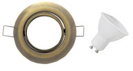 HALOGÉNOVÁ LAMPA + GU10 LED ZÁSUVKA 5W