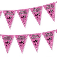 BUNNNING ROSE Flags BAKALÁŘSKÁ PÁRTY 2 MB BANNER