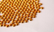 THERMO HOTFIX POLPERLY medené zlato 4 mm 50 ks