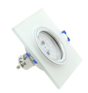 OSVETLENIE STRIEBORNÉ SKLENENÉ DRŽANIE LAMPY + GU10 LED 5W