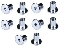 MATICE ERICSON M6x10 na imbusový kľúč s plochou hlavou na nábytok - 10 kusov