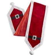 Vianočný bežec na stôl Santa Claus opasok Santa Claus