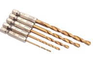 HSS KOVOVÉ VŔTAČKY PRE SKRUTKOVAČ 1/4' 1,5-4,8 mm