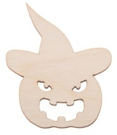 TEKVINA v klobúku DEKORÁCIA preglejka dekor HALLOWEEN