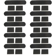 Zaisťovacie zásuvky so zámkom na suchý zips, 4 cm, 10 ks