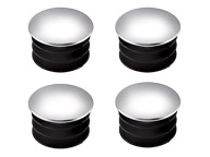 CHROMOVÁ ZÁTKA NA POTRUBIE fi25mm 4 ks c1