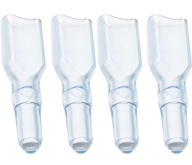 KRYT KRYTU KONEKTORA IZOLÁCIA MODRÁ 6,3mm 4 KS