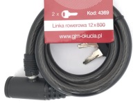 ŠPIRÁLOVÝ BICYKEL KÁBLOVÝ RÚČKA NA KĽÚČ GJM 80 cm