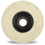 PLSTENÝ LEŠTIACI KOTOUČ PLST GERFELT PLOCHÝ 125mm