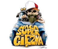 NÁLEPKA VODIČA MONSTER TRUCK SUPER ŤAŽKÁ VÁHA UV