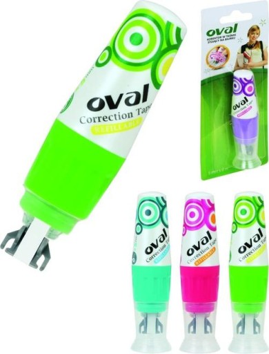 Oválny korektor v páske 5mm x 6m QAR-506 stojaci