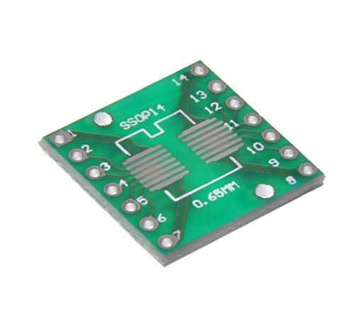 SOP14 Adaptér PCB SSOP14 na DIP14