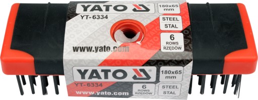 DRôTENÁ KEFA 180 OCELOVÝ DRÔT 6 RAD YATO