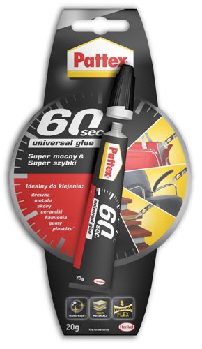 PATTEX GLUE 60 sekúnd 20g OKAMŽITÉ silné