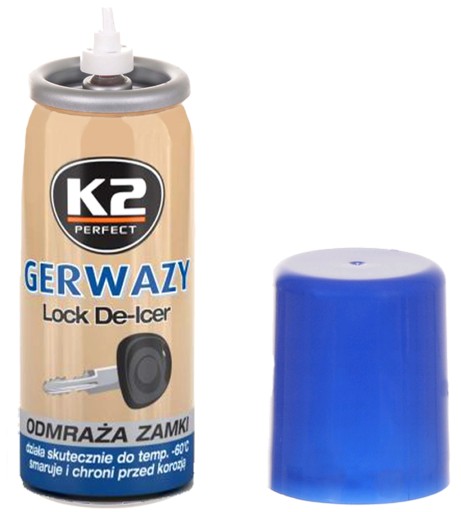 K2 GERWAZY účinný rozmrazovač zámkov 50ml