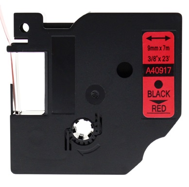 DYMO TAPE D1 45017 12mm / 7m ČERVENÁ