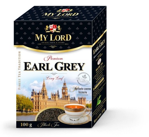 ČIERNY ČAJ EARL GREY MY LORD SLEAF LISTOVÝ