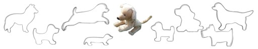 Formička DOG JAZVEČÍK 8 cm - vykrajovačka psov, psík