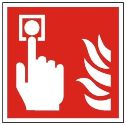 Požiarne znamenie Požiarny alarm 15x15 NOVÁ NORM!