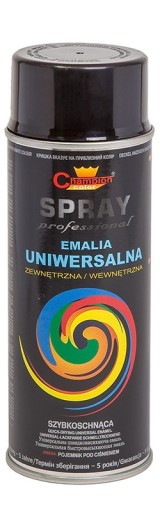 Lak na emailovú farbu v spreji Ral9005 čierny lesk