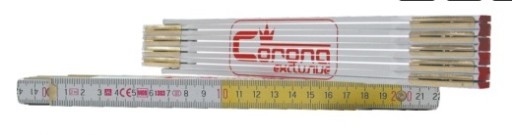 Drevená skladacia miera 2m PROFI, CE CORONA C1342