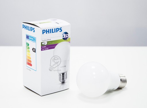 LED ŽIAROVKA E27 5W (40W) 470lm STUDENÁ 6500K PHILIPS