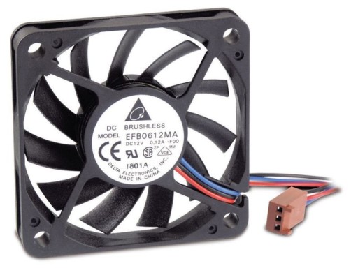 60x60x10mm guľový ventilátor 12V (28F20)