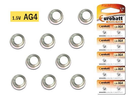10x AG4 LÍTIOVÁ ALKAICKÁ BATÉRIA LR626 377 LR66 G4