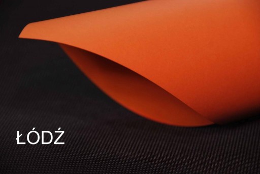 ORANŽOVÝ VIZITKOVÝ PAPIER 10 listov 210 gr ŁÓDŹ