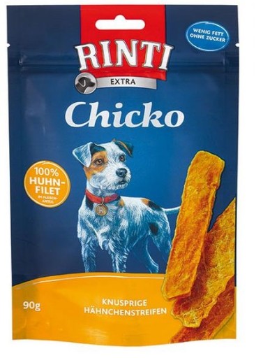 Rinti Chicko Mäsové prúžky 97% KURACIE 90g.