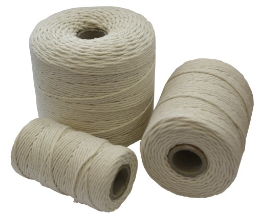 Bavlnené nite BIELE, veľká cievka, 250g