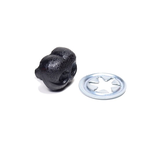 NOS PLASTOVÝ MEDVEĎ ČIERNY NOS 13x16mm KNIHY
