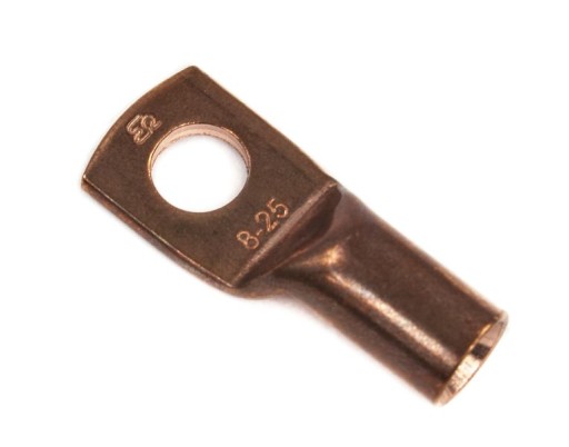 Medený kábel s koncovkou OS-25mm2 Káblová svorka