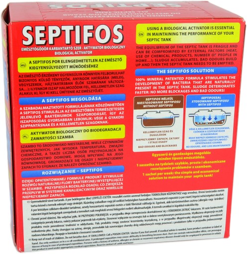 SEPTIFOS 450G/balenie 18 kusov/1 vrecúško