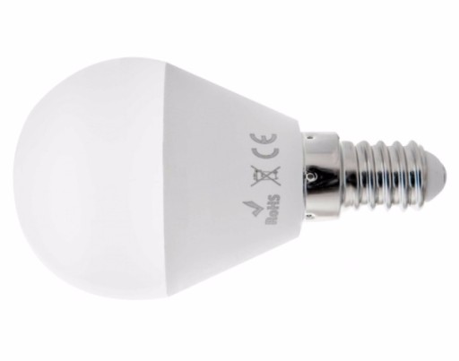 SMD LED ŽIAROVKA 1W E14 TEPLÁ BIELA GUĽA 180'