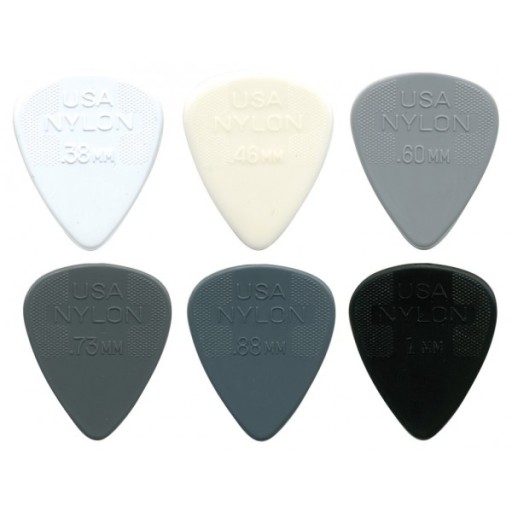 Nylonová gitarová kocka Dunlop Standard Gauged. 1,00 mm