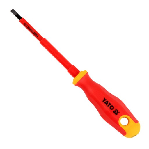 Izolovaný plochý skrutkovač VDE 1000V 4x100mm YATO