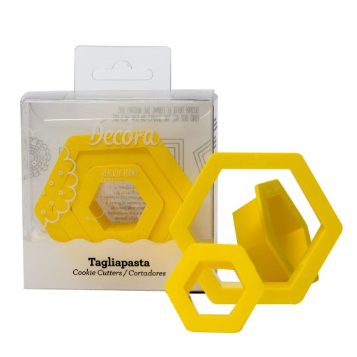 Formičky Decora 3 ks Hexagon Hexagon