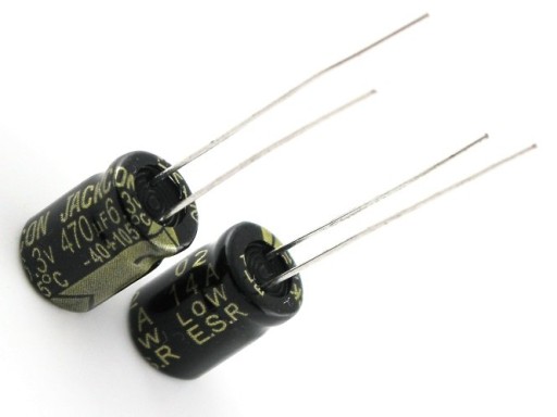 KONDENZÁTOR 470uF / 6,3V (8x11) NÍZKY ESR 105* 5 KS